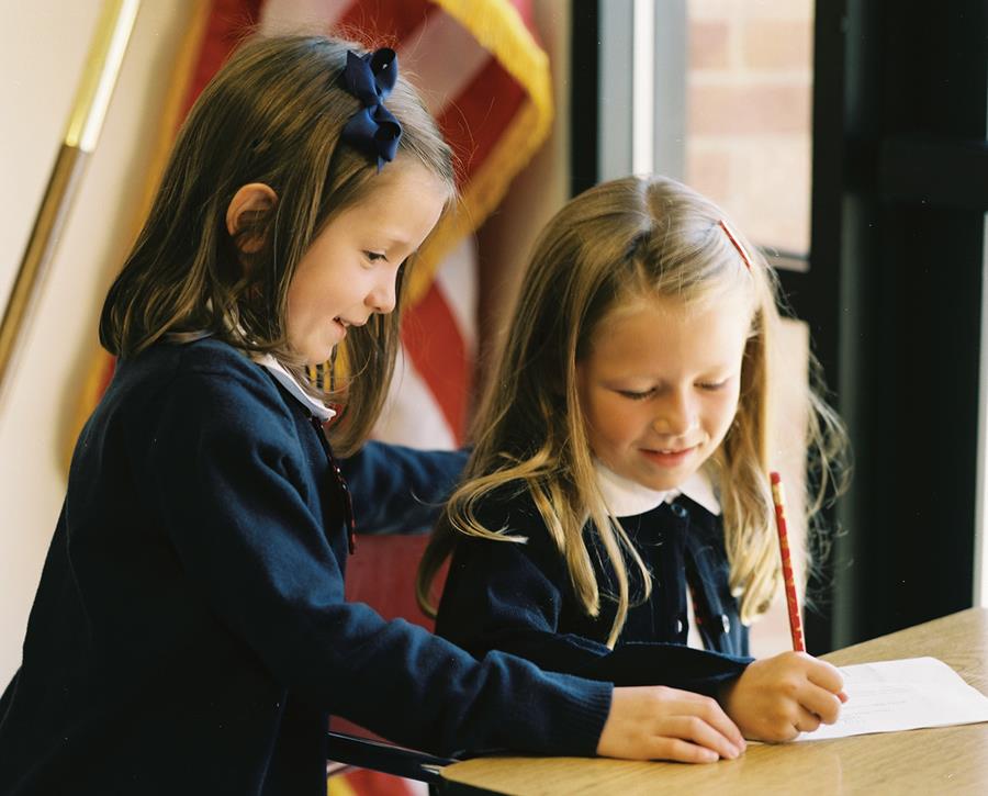 girls writing