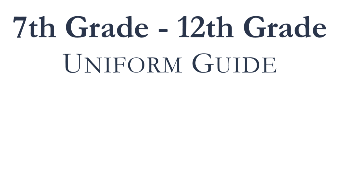 2022-23 Uniform Schedule is here. 🤫